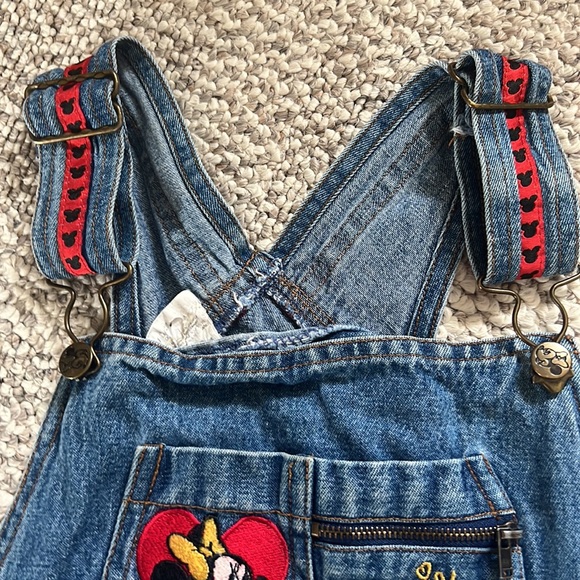 Vintage Minnie Mouse Denim Jumper 6X - Picture 10 of 13